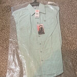 Cinch Women’s Mint & White Gingham Button-Down Shirt